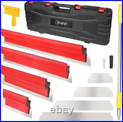 Drywall Skimming Blade Set with 30 48 Extension Handle 10In/16In/24In/32In S