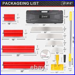 Drywall Skimming Blade Set with 30 48 Extension Handle 10In/16In/24In/32In S