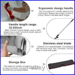 Drywall Skimming Blade Set with Adjustable Handle, 12in 22in 32in