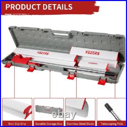 Drywall Skimming Blade Set with Portable Case 7,10,14,16& 24 Stainless S
