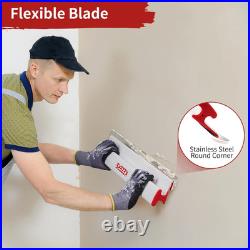 Drywall Skimming Blade Set with Portable Case 7,10,14,16& 24 Stainless S