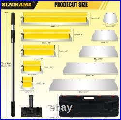 Drywall Skimming Blade Set with Replaceable Blades 5 Stainless Steel Blades