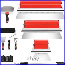 Drywall Skimming Tools Set with 102432 Skimming Blades, a Paint Roller, a Ext
