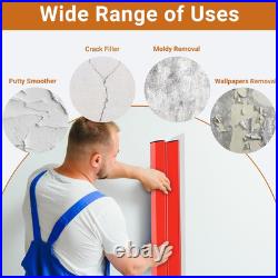 Drywall Skimming Tools Set with 102432 Skimming Blades, a Paint Roller, a Ext