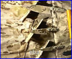 Dull Boy Blades Custom 1 of 1 Culinary Knife Set ARID Cerakote HFB