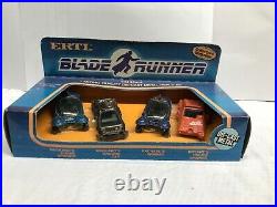 ERTL 1982 Blade runner Movie 4 car gift set 1/64 3 spinners & ground car MISB