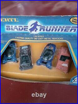ERTL Blade Runner 4 Car Spinner Set 1/64 Scale Deckard Rachael & Bryant 1982