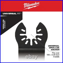 E Milwaukee Universal Fit OPEN-LOK Oscillating Multi-Tool Blade Kit (15-Piece)
