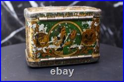 Early Kampfe Bros. Star Safety Razor Set Wedge Blade Lather Catcher New York Tin