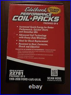 Edelbrock 22781 Coil Pack direct performance replacement coil pack Ford 98-2008