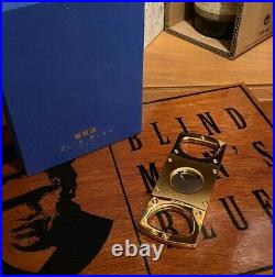 Elie Bleu Zigarren Cutter, Double Blade Gold, FULL SET, NEU, UVP 195