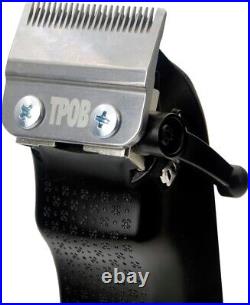 Ergonomic Clipper and Trimmer Set with Steel Blades for Hair Fading Experts
