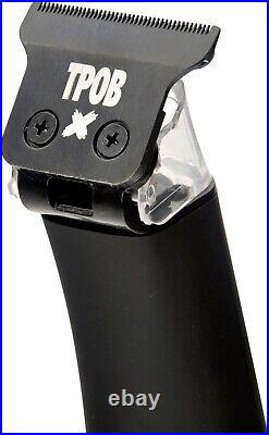 Ergonomic Clipper and Trimmer Set with Steel Blades for Hair Fading Experts