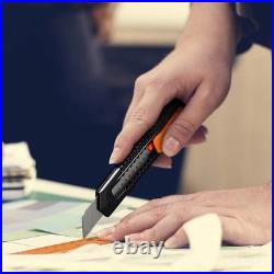 Ergonomic Retractable Utility Knife Set 72 Heavy-Duty Cutters for Office/Home