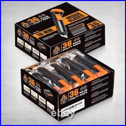 Ergonomic Retractable Utility Knife Set 72 Heavy-Duty Cutters for Office/Home