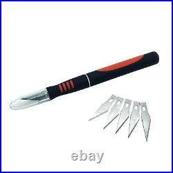 Exacto Premium Precision Soft Handle Hobby Knife Set with5 Blades Crafts Art