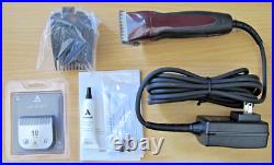 Excel Professional 5-Speed Detachable Blade Clipper Kit Rotary Motor Burgundy