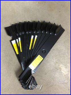 Exmark blades set of 15 for 52 decks 15/16 center hole replaces 103-6402