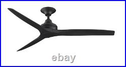 Fanimation Spitfire 60 inch Indoor/Outdoor Ceiling Fan Blade Set of 3 Black