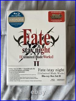 Fate/Stay Night Unlimited Blade Works Limited Edition Blu Ray Box Set 2 NEW