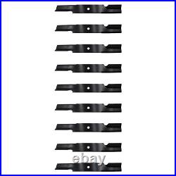 Fits Toro 105-7781-03 High Flow Zero Turn Mower Blade Set of 9