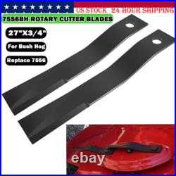 For Bush Hog 7556BH SQ172 7556 Rotary Cutter Blades, 27 x3/4 Lawn Mower Blades