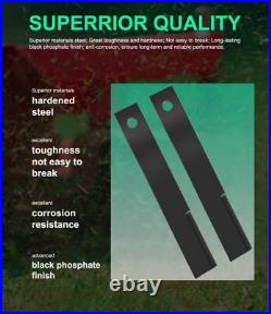 For Bush Hog 7556 Rotary Cutter Blades 27 x3/4 Lawn Mower Blades, 2 Blade Set