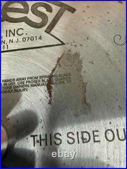 Forrest Dado King 10 Dado Blade Set With 5/8 Arbor and Shim Set NOS