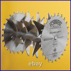 Forrest Saw Blade DK06244 6 x 5/8 24t Dadoset 2 Outside Blades With 6 Chippers