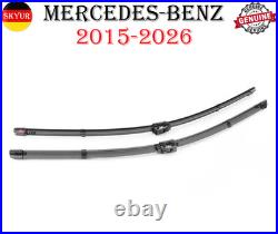 Front Windshield Wiper Blade Set For 15-26 Mercedes-Benz Vehicles GENUINE NEW