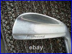 Full Set 2-sw Professional Camber Sole Blade Golf Irons Reg Steel New Grips Vint