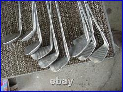 Full Set 2-sw Professional Camber Sole Blade Golf Irons Reg Steel New Grips Vint
