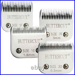 Geib Buttercut Stainless Steel 4 Piece Blade Kit Set Includes Sizes 30 10 7F 5F