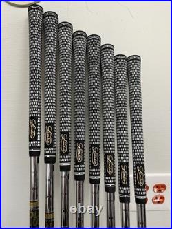 Golden Ram TW Custom Grind Iron Set 3-PW True Temper Steel Shafts MINT