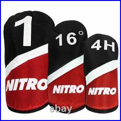 Golf Club Set For Men 13 Pieces Right Handed Nitro Titanium Complete Clubs W Bag