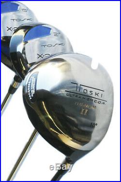 Golf Dynacraft R Handed 12 Club Golf Set+15 Titanium Balls+FREE SHIP-NEW