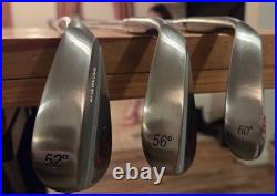 Golf wedge Set 52,56,60 Degree Milled Face New