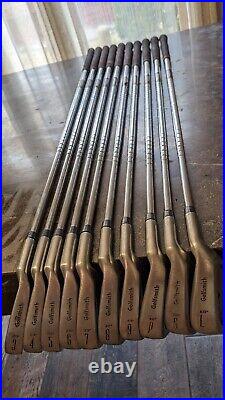 Golfsmith Jet Stream 2 RH Golf Club Iron Set 3-LW TT Stiff Flex Steel New Grips