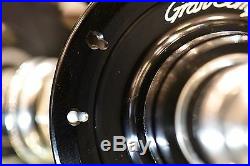 Gran Compe Track/Fixed Hub Set Rare 24h for blade spokes Black Sealed Bearing