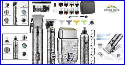 Grooming Kit with Electric Clippers, Shavers and Precision Hair Cutting Tools