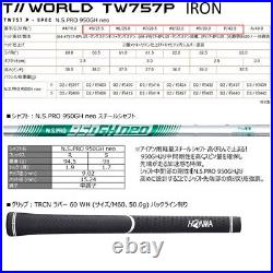 HONMA Golf Iron Club T World TW757P #5-P 6pcs Set Flex R Steel Shaft 950 GH Neo