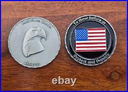 Half Face Blades Challenge Coin Complete set of 4