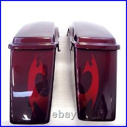 Harley Davidson Road King FLHRI 00-02 Custom Paint Set Blade Design Burgundy Red