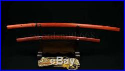 High Quality Japanese Shirasaya Sword Set (katana + Wakizashi) Tempered Blade