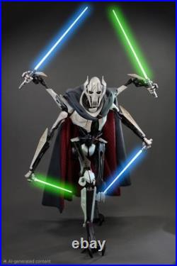 Hot Toys General Grievous LED Saber Blade SET (x4 Sabers) 1/6 Scale