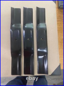 Hustler 251K Mower Blade Hustler P/N 030866 and Oregon 91-178 Set Of 3