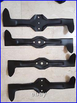 ISE Blade set for Husqvarna 42 inch deck. CT/CTH (Crossed Blade Type)