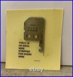 Ideal LB-917 Replacement Wire Stripper Blade Set Sizes 30 28 26 24 New USA Made