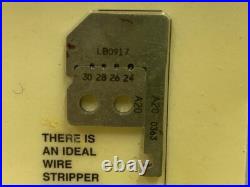 Ideal LB-917 Replacement Wire Stripper Blade Set Sizes 30 28 26 24 New USA Made
