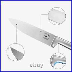 Imarku 15-Piece Knife Block Set with Sharpener Japanese Stainless Steel Blade